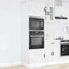 vidaXL Herdumbauschränke 2 Stk. Porto Weiß Holzwerkstoff Produktbild-Vorschau 3