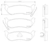 Bremsbelagsatz, Scheibenbremse BREMBO P 37 009 Produktbild-Vorschau 3