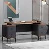 Scrivania da ufficio HOMIDEA Branco - Scrivania moderna con Anteprima dell’immagine prodotto 2