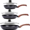 Vilde | Pfannenset - Mit Glasdeckeln - 20 / 24 / 28 cm - Produktbild-Vorschau 6