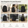 Faltbarer Rucksack Reiserucksack Tagesrucksack Schwarz Produktbild-Vorschau 9