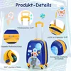 Kinderkoffer-Set mit Rucksack, Kindertrolley Kindergepäck, Produktbild-Vorschau 5