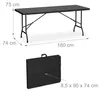 Relaxdays, juego de mesa plegable para cervecería, de 3 Vista previa de la imagen del producto 4