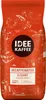 A bag of Idee Kaffee decaffeinated coffee beans with a decorative orange background. Podgląd zdjęcia produktu