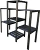 A dark wooden plant stand with multiple shelves. Anteprima dell’immagine prodotto