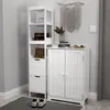 Mondeer Armoire haute Armoire de salle de bain Commode de Voir les images du produit 10
