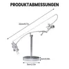 Kinetische Fischerei-Skulptur – The Fisherman Balancing Produktbild-Vorschau 2
