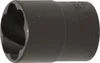 A close-up studio shot of a black specialty socket wrench insert. Produktbild-Vorschau