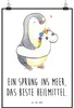 Mr. & Mrs. Panda Bild Sommermeerheilkraft DIN A1 - Weiß - Produktbild-Vorschau 1