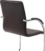 CLP 2er Set Besucherstühle Tira Kunstleder braun Produktbild-Vorschau 4