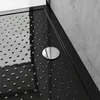 doporro Piatto Doccia 75x90 Rettangolare in Acrilico Nero H Anteprima dell’immagine prodotto 5