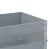 vidaXL Paletten-Aufsatzrahmen 2 Stk. Grau 100x50 cm Produktbild-Vorschau 6