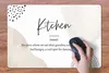 MuchoWow® Schreibtischunterlage Definition Küche - Küche - Produktbild-Vorschau 3