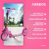 AREBOS Grafitti city scooter regolabile in altezza | ruote Anteprima dell’immagine prodotto 3
