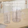 Messbecher Set Glas 500ml/1000ml hitzebeständig Messkanne Produktbild-Vorschau 6