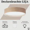 STOLARNIA PIKA Schlafzimmerlampe - Runde Holz Deckenlapme Produktbild-Vorschau 2