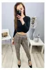 Damen Aladin-Hose Haremshose; Leo-Braun L/XL Produktbild-Vorschau 4