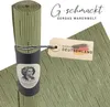 Platzmatten 6er Set, Tischset gewebt 45x30 cm grün, Produktbild-Vorschau 3
