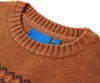 vidaXL Kinderpullover Gestrickt Cognac 128 Produktbild-Vorschau 2