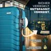 tillvex® Reisekoffer Set 4-TLG. + Gepäckwaage, 8X Produktbild-Vorschau 4