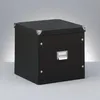 Zeller Aufbewahrungsbox, Pappe, schwarz 33,5x33x32 Produktbild-Vorschau 2
