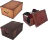 Set: 3 x XXL Deko Kartons in tollen Leder Dekoren Produktbild-Vorschau 1