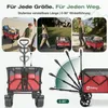 Sekey XXL Plus Bollerwagen Faltbar mit Extra Breite Räder, Produktbild-Vorschau 6