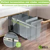 XMTECH vestavěný výsuvný koš do kuchyně, systém třídění Náhled obrázku produktu 7