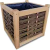 Vaso da fiori in vimini 65l - 49x49x49 cm - Vaso da pianta, Anteprima dell’immagine prodotto 1