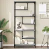 vidaXL Knihovna Grey Sonoma 81x36x176 cm Materiál na bázi Náhled obrázku produktu 2