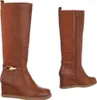 Ital-Design Damen Stiefel Leicht gefüttert Textiloptik, Produktbild-Vorschau 4