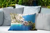 MuchoWow® Outdoor Kissen - Griechenland - Stadt - Meer - Produktbild-Vorschau 4