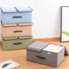 Extra Große Aufbewahrungsbox mit Deckel – Faltbare Produktbild-Vorschau 3