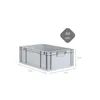 SuperSparSet 5x Eurobox NextGen Grip mit Scharnierdeckel Produktbild-Vorschau 4