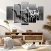 Bild auf Leinwand - Leinwandbild - Zebra Streifen Tier wild Produktbild-Vorschau 7
