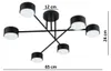 KAR-LIGHTING Deckenstrahler 6-flammig Schwarz, Metall GX53 Produktbild-Vorschau 2
