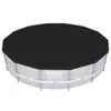 A round swimming pool cover on a white background. Podgląd zdjęcia produktu