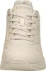 Front view of a beige Skechers sneaker. Produktbild-Vorschau