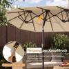 Parasol double COSTWAY 300 x 150 cm, parasol pliable, Voir les images du produit 4