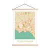MuchoWow® Textilposter Friedrichshafen - Karte - Vintage - Produktbild-Vorschau 1