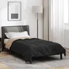 vidaXL Couette quatre saisons noire et taupe 155 x 220 cm Voir les images du produit 3