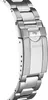 A close-up view of a metal watch band and clasp. Náhled obrázku produktu