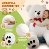 MONZANA® Teddybär L - XXXL 50-175cm Weiches Fell Schleife Produktbild-Vorschau 3