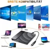 Externes CD DVD Laufwerk, WELIKERA Tragbarer DVD/CD Brenner Produktbild-Vorschau 6