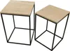 PTMD – Volos Beistelltisch – Beige – 41 x 41 x 61 cm – Produktbild-Vorschau 2
