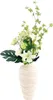 Bodenvase RELIEF 50cm  - bauchig, cremefarben, Keramik, Produktbild-Vorschau 7