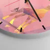 Wanduhr - Rund - Glasuhr - Giraffe modern Grafik - 40x40cm Produktbild-Vorschau 5