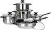 Set di pentole in acciaio inox Banquet Swing nero, 10 pezzi Anteprima dell’immagine prodotto 1