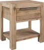 vidaXL Table de nuit avec tiroir 40x30x48 cm acacia massif Voir les images du produit 13