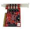 StarTech.com 4 Port USB 3.0 PCI Schnittstellenkarte- PCI Produktbild-Vorschau 4